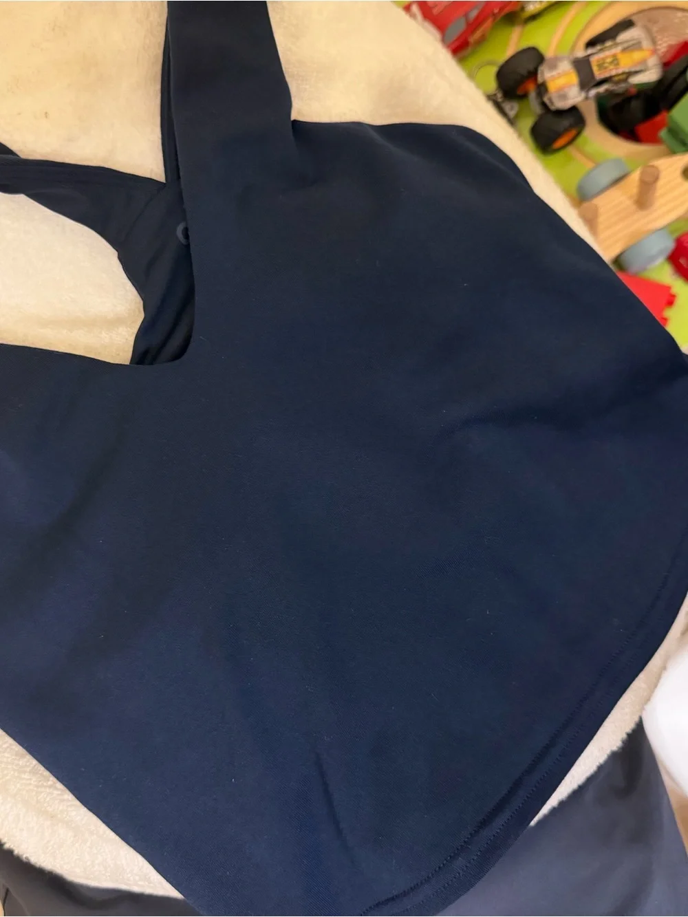 ALO Yoga Navy airbrush tank top  Bra